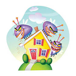 Fairmont spring touch perimeter insect control-truck